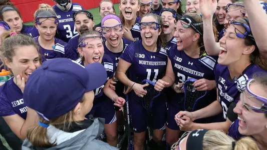 Team Huddle Celebration at Rutgers