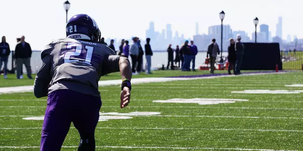 Justin Jackson Hutcheson Field skyline practice
