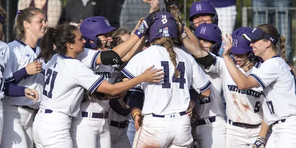 Alcy Bush Home Run Celebration
