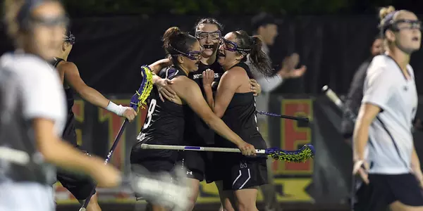 Megan Kinna Game-Winning Goal Celebration vs. Penn State