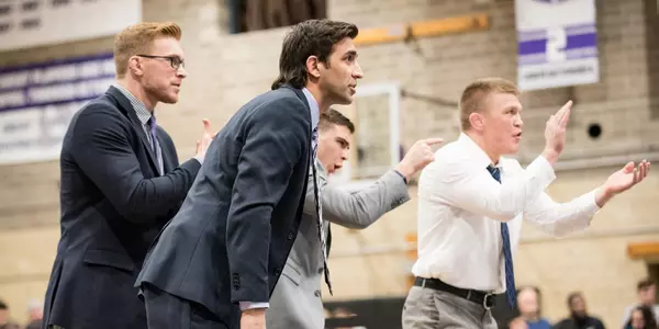 Wrestling Coaches Clapping
