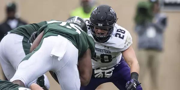 Northwestern University football against Michigan State October 6, 2018 in East Lansing, MI