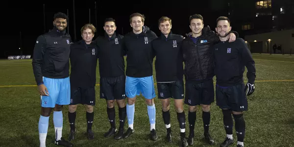 Northwestern Men's Soccer vs Concordia at Martin Stadium on Friday, October 26, 2018 in Evanston.John Konstantaras Photo Northwestern Athletics | http://JohnKonPhoto.com