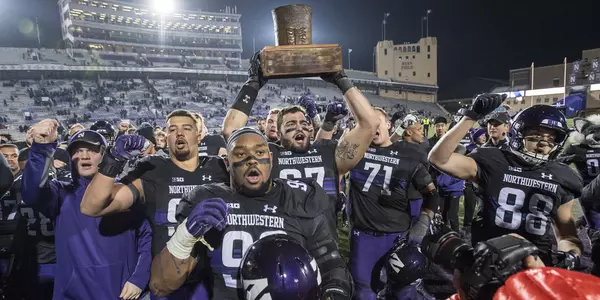 Northwestern University Football against Illinois November 24, 2018 in Evanston, Ill