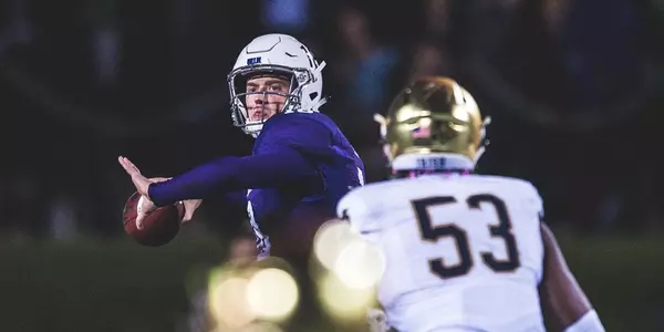 Northwestern University Football against Notre Dame November 4, 2018 in Evanston, Ill