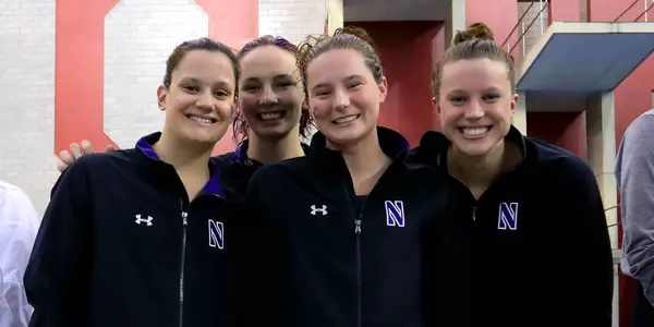 The 2018 Big Ten Conference Women's Swimming and Diving championships hosted by the Ohio State university. Day 1