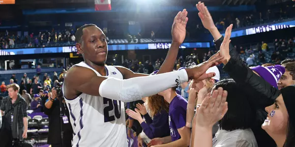 Northwestern University against Michigan February 6, 2018  in Rosemont, Ill.