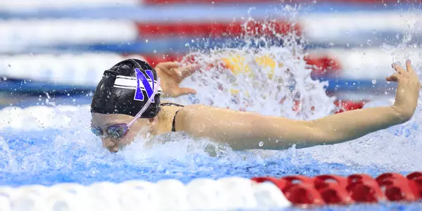The 2018 Big Ten Conference Women's Swimming and Diving championships hosted by the Ohio State university at the McCorkle Aquatic Pavilion. February 15, 2018