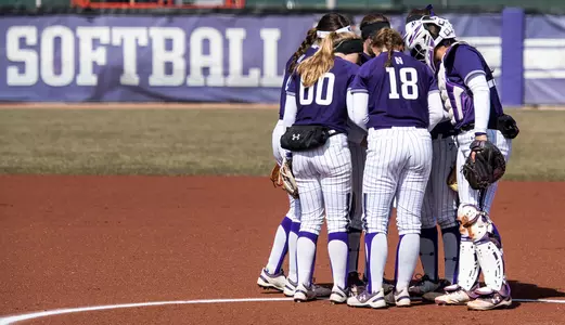 Team Huddle Softball Northwestern Sign