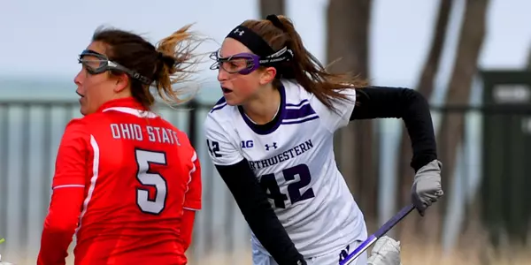 Northwestern Lacrosse vs. Ohio Sate on April 6, 2018 in Evanston, Ill at Lanny and Sharon Martin Stadium.
