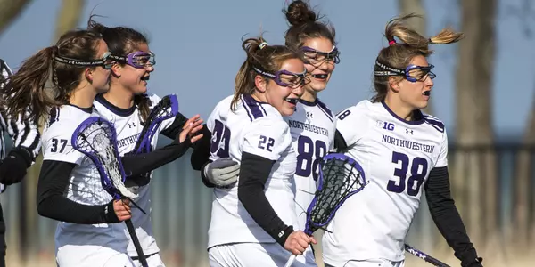 Northwestern Lacrosse vs. Ohio Sate on April 6, 2018 in Evanston, Ill at Lanny and Sharon Martin Stadium.
