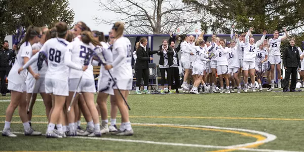 Northwestern Lacrosse vs. Rutgers on April 21, 2018 in Evanston, Ill at Lanny and Sharon Martin Stadium.