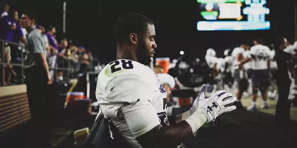 Jeremy Larkin Sideline vs. Purdue 2018