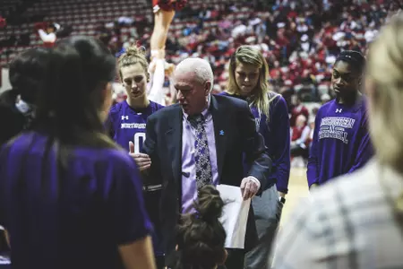 Coach Joe McKeown Team Huddle