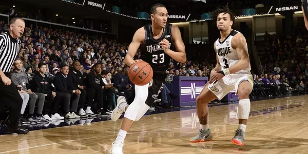 Northwestern University against Purdue March 10, 2019 in Evanston, Ill.