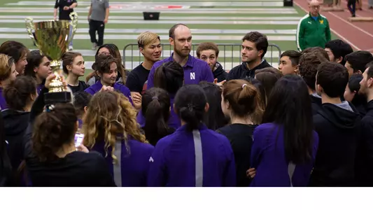 NU Team Huddle - Zach Moss