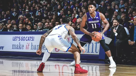 Northwestern University Men's basketball against DePaul December 8, 2018  in Evanston, Ill.
