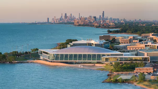 Ryan Fieldhouse aerial day skyline