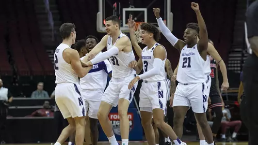 Half court celebration