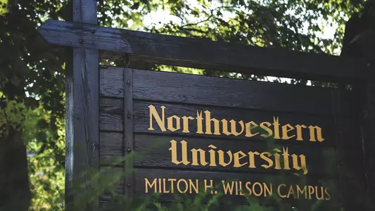 Nrthwestern Sign