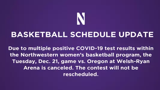 women's basketball oregon canceled