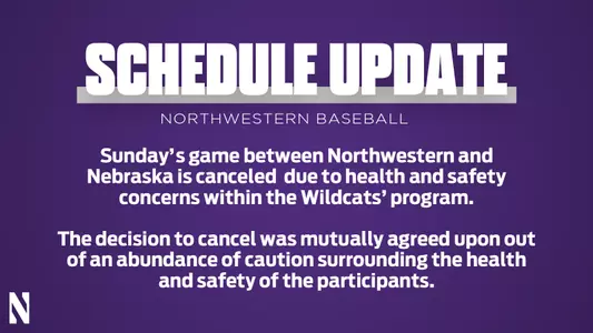 Baseball Schedule Update