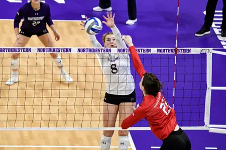 Northwestern Volleyball vs. Rutgers on October 7, 2022 at Welsh-Ryan Arena in Evanston, IL