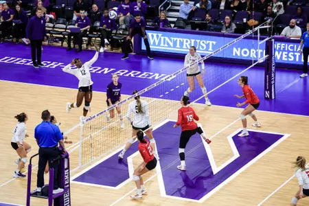 Northwestern Volleyball vs. Rutgers on October 7, 2022 at Welsh-Ryan Arena in Evanston, IL