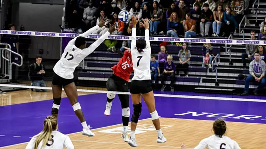 Northwestern Volleyball vs. Rutgers on October 7, 2022 at Welsh-Ryan Arena in Evanston, IL