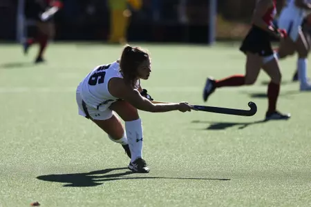 BLOOMINGTON, IN - October 28, 2022 - \fh during the game between the Northwestern Wildcats and the Indiana Hoosiers at IU Field Hockey Complex in Bloomington, IN. Photo By Lauren Mervar/Indiana Athletics