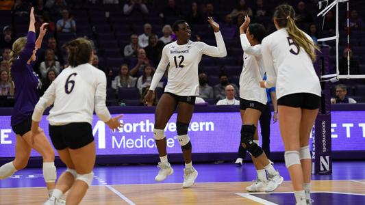 Northwestern Volleyball vs. Rutgers on October 7, 2022 at Welsh-Ryan Arena in Evanston, IL