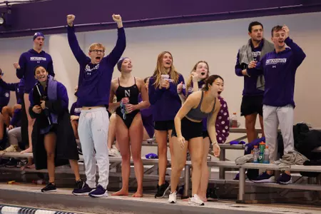 Northwestern Swimming and Diving vs. UIC on October 29, 2022 at Norris Aquatic Center in Evanston, IL