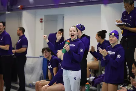 Northwestern Swimming and Diving vs. UIC on October 29, 2022 at Norris Aquatic Center in Evanston, IL
