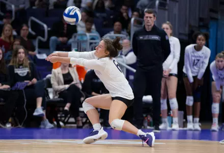 Northwestern v Nebraska Big Ten volleyball at Welsh Ryan arena on Sunday, November 6, 2022 in Evanston, Illinois. Northwestern Athletics Photo by John Konstantaras | http://JohnKonPhoto.com