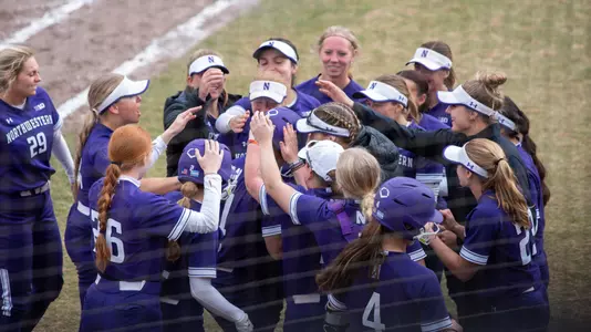 softball SIU HR celebration