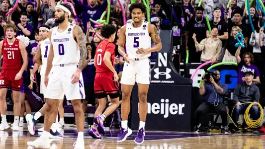 Northwestern Men’s Basketball vs. Rutgers at Welsh-Ryan Arena on January 11, 2023 in Evanston, Illinois