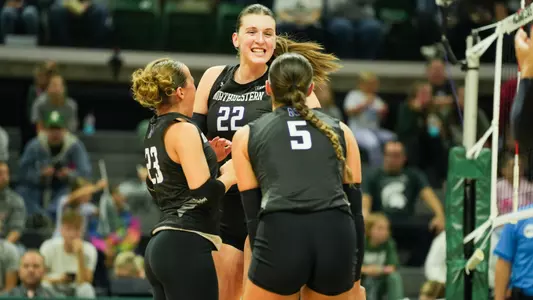 Volleyball Team Celebration