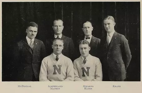 Horace McDougal 1923 men's golf team