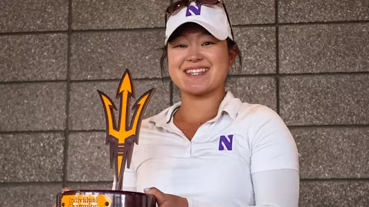 Kelly Sim PING/ASU medalist trophy 2023