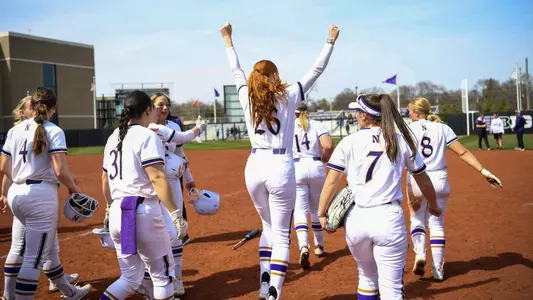 Trailing 2-1 in the bottom of the seventh inning, Jordyn Rudd hit a walk-off grand slam to lift Northwestern to lock up a three-game series sweep for Northwestern at Sharon J. Drysdale Field.