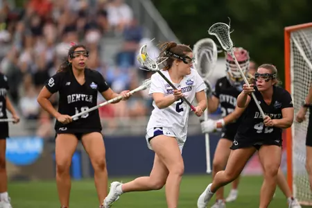 CARY, NC - MAY 26:  during the Division I Women’s Lacrosse Semifinals held at WakeMed Soccer Park on May 26, 2023 in Cary, North Carolina. (Photo by Grant Halverson/NCAA Photos via Getty Images)