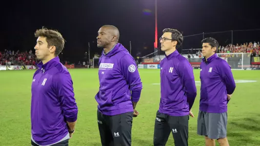 Men's Soccer Staff National Anthem