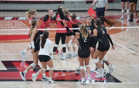 Volleyball Team Celebration