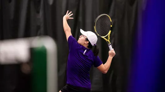 January 20, 2024, Evanston, IL: A match between Northwestern Women’s Tennis and Butler at Combe Tennis Center in Evanston, IL on Saturday, January 20, 2024. (Photo by Ryan Kuttler/Northwestern Athletics)