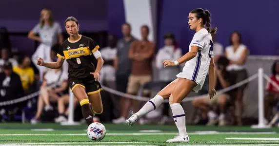 August 10, 2024, Evanston, IL: An exhibition match between Northwestern Women’s Soccer and Western Michigan at Ryan Fieldhouse in Evanston, IL on Saturday, August 10, 2024. (Photo by Ryan Kuttler/Northwestern Athletics)