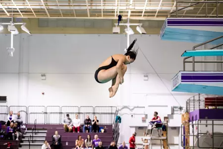 January 20, 2024, Evanston, IL: A meet between Northwestern Swimming and Diving and Wisconsin at Norris Aquatic Center in Evanston, IL on Saturday, January 20, 2024. (Photo by Ryan Kuttler/Northwestern Athletics)