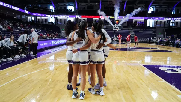Women's Basketball Team Huddle