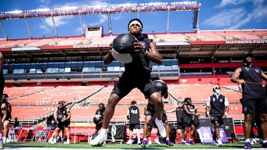September 3, 2023, Piscataway, NJ: A game between Northwestern Football and Rutgers at SHI Stadium in Piscataway, NJ on Sunday, September 3, 2023. (Photo by Ryan Kuttler/Northwestern Athletics)