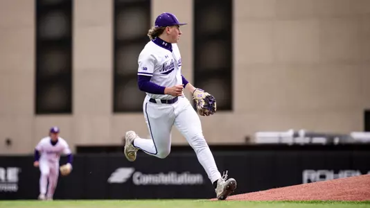 March 26, 2024, Evanston, IL: A game between Northwestern Baseball and Northern Illinois at Rocky and Berenice Miller Park in Evanston, IL on Tuesday, March 26, 2024. (Photo by Ryan Kuttler/Northwestern Athletics)