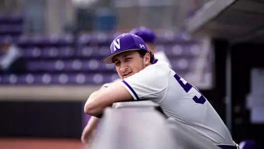 February 27, 2024, Evanston, IL: A game between Northwestern Baseball and Illinois State at Rocky and Berenice Miller Park in Evanston, IL on Tuesday, February 27, 2024. (Photo by Ryan Kuttler/Northwestern Athletics)